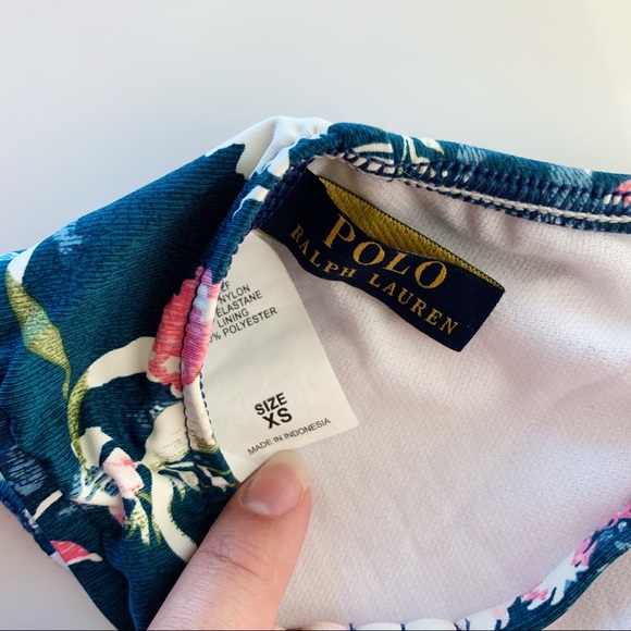 Polo Ralph Lauren Floral Bikini Swimsuit Set - Picture 5 of 8